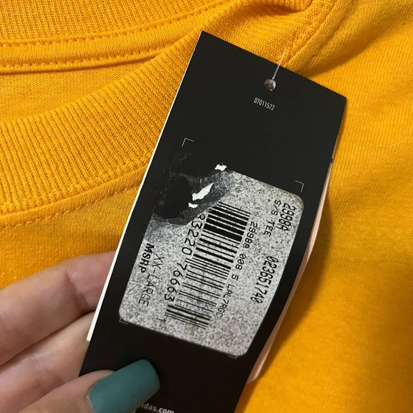 NWT Los Angeles Lakers Adidas Tee Men’s size XXL NBA Basketball Shirt - Picture 4 of 6